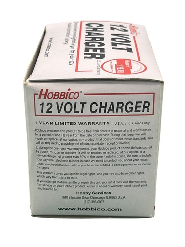 Hobbico 12 Volt Charger Stock NO. HCAP0200 NEW IN BOX • - Picture 2 of 5