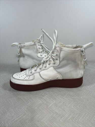 Nike Mens SF Air Force 1 Mid Mars Stone Sz 9.5 Sneakers Shoe Ivory Retro Comfort - Picture 9 of 21