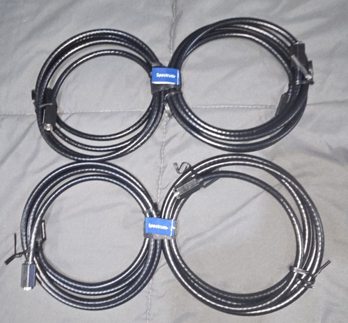 Spectrum (4) Coax Cables (2) Splitters Amphenol Broadband (1) Coax Amplifier - Picture 3 of 13