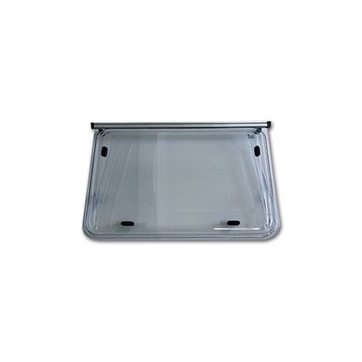 NRF Fenster Serie Ozeanien 1200x520 mm grau - Polycarbonat mit Luftkammer »