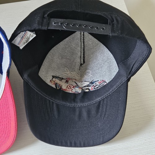 Lot Of 3 Vintage 90s NASCAR Snapback Hats Dale Earnhardt Sharktooth Stars USA - Picture 14 of 17