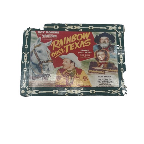 Classic Western Movie RAINBOW OVER TEXAS Roy Rogers Playing Cards - Bild 2 von 6