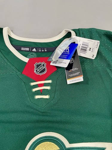NEW! Adidas Minnesota Wild Ryan Suter #20 Green Home Jersey Men’s Size 54 HD1291 - Picture 3 of 7