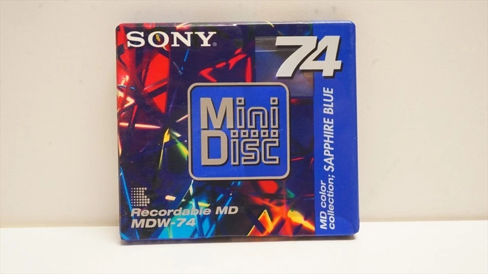 SONY MDW 74 AXIA MD JZ 74 RECORDABLE MINI DISC BLUE VERSION SET SALES - Image 3 of 4