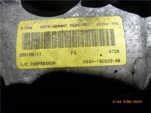 YS4H19D629AB Compresor Aire Acondicionado para FORD FOCUS BERLINA (CAK) 2 81128 - Imagen 2 de 4