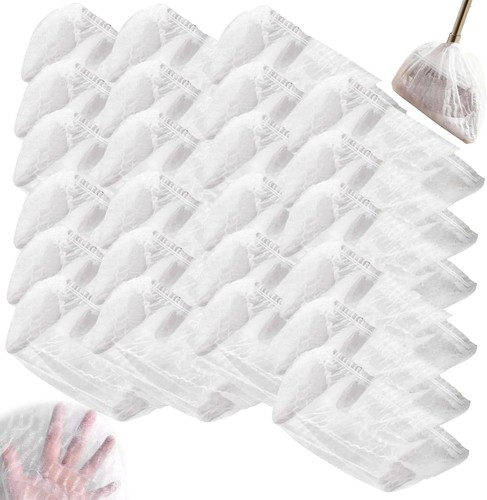 Disposable Broom Covers, 10~100 Pack Dust-Proof Broom Sleeves, Lock in Pet Hair - Picture 1 of 14