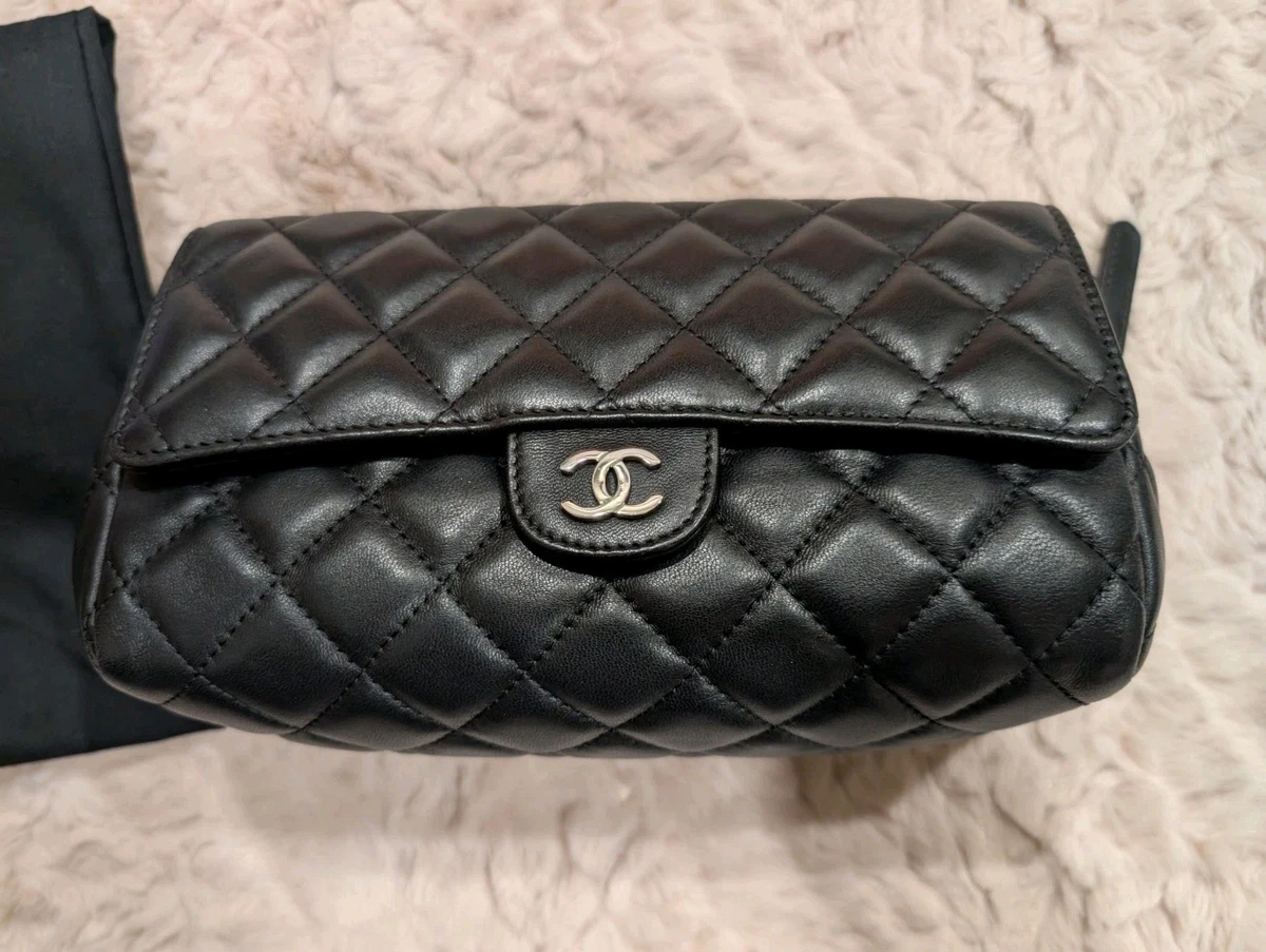 CHANEL Black Makeup Makeup Bags for sale | eBay