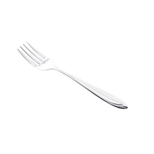 Almina 6 Tlg. Kuchengabel-Set aus Chrom-Edelstahl 18/10 Silber mit Design - Bild 1 von 4