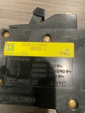 SQUARE D QOB220AS POWERLINK AS REMOTELTY OPERATED 20A 120V CIRCUIT BREAKER