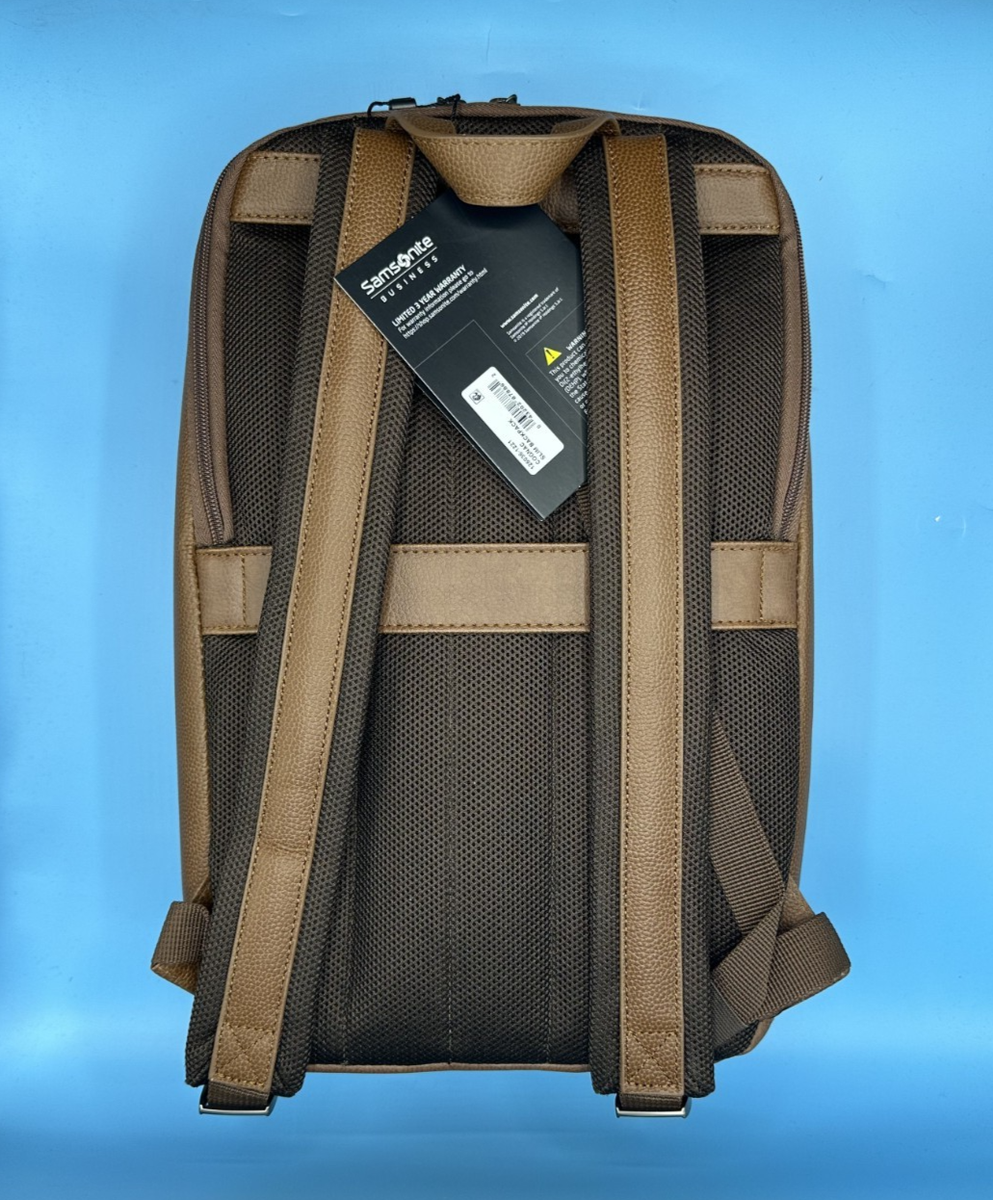 ZO-NO様 Samsonite Classic Leather Slim Backpack Brown One Size for