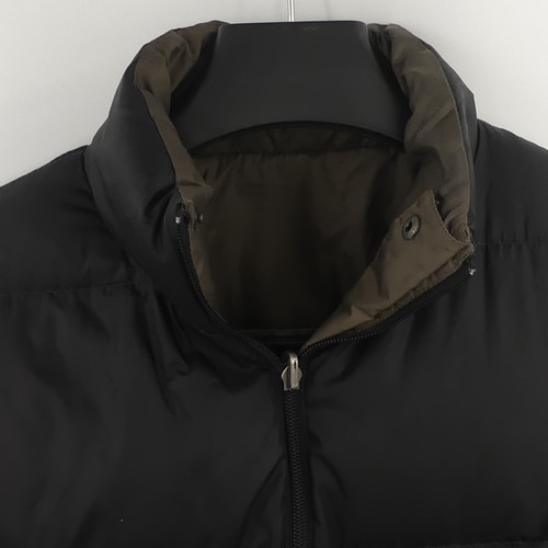 L.L. Bean Reversible Goose Down Puffer Jacket Black Women's Reg Small - Picture 2 of 6