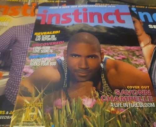 INSTINCT 9 Issues 2007/ 2008 The Gay Men's Magazine Back Issues Very Good - Imagen 6 de 6