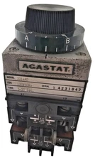 AGASTAT Timer Relay 7014AD, 5-50 Sec Delay, Industrial Control