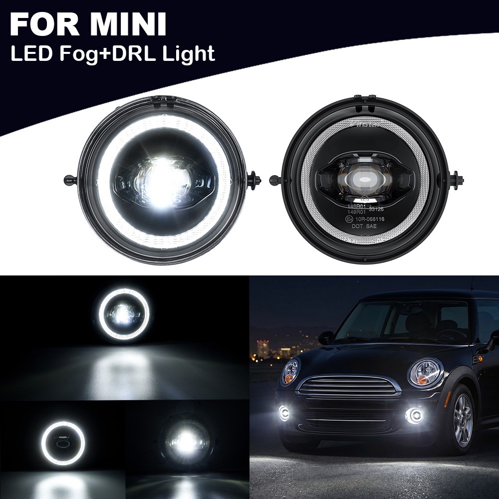 For MINI Cooper S R55 R56 R57 R58 R60 R61 LED DRL Driving Fog Lamp