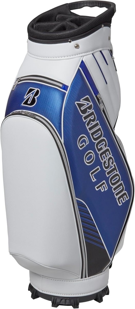 BRIDGESTONE Golf Men's Caddy Bag SPORTS 9.5 x 47 inch 3.4kg White