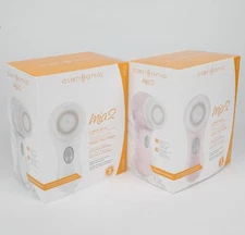 NEW 2 Speeds White Clarisonic Mia 2 Sonic Facial Skin Cleansing Brush System US