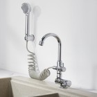 Bropury Foldable Kitchen Faucet,360 Degree Rotation Bathroom Sink Water Taps,...