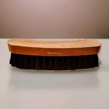 VTG 100 Horsehair Wood Handle Brush Shoe Shiner Buffer Polisher Made In Israel