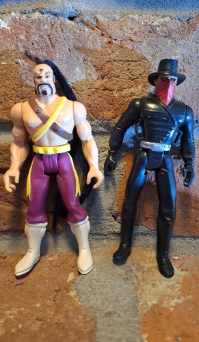 The Shadow Lightning Draw Shadow Mongol Vintage Actionfigur Lot Kenner 1994 transparent - Bild 2 von 17