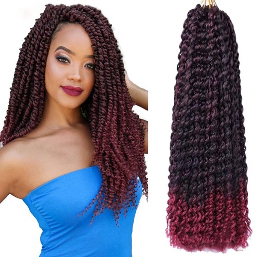 Passion Twist Crochet Hair Bohemian Twists Curly Ends Hair Extensions - Picture 2 of 8
