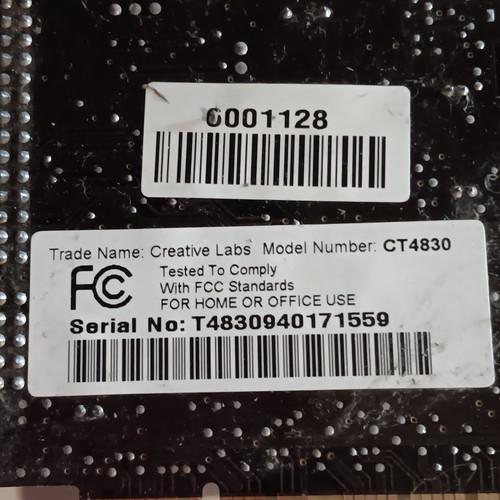 Creative Sound Blaster Live! CT4830 PCI Sound Card, untested - Picture 4 of 17