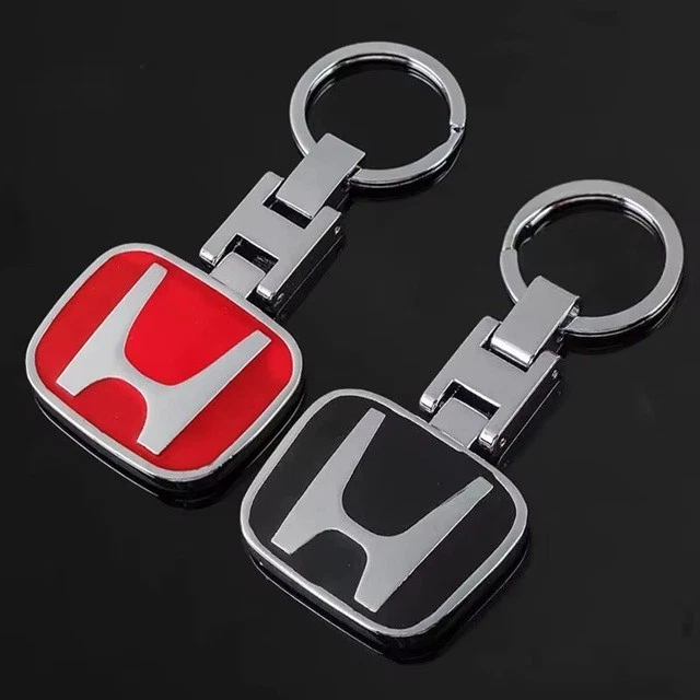 Honda doppelseitiger robuster Metall Schlüsselanhänger Keychain