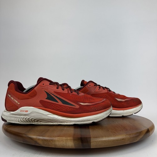 Mens Altra Paradigm 6 Red Athletic Road Running Sneakers Shoes Size 12 M GUC