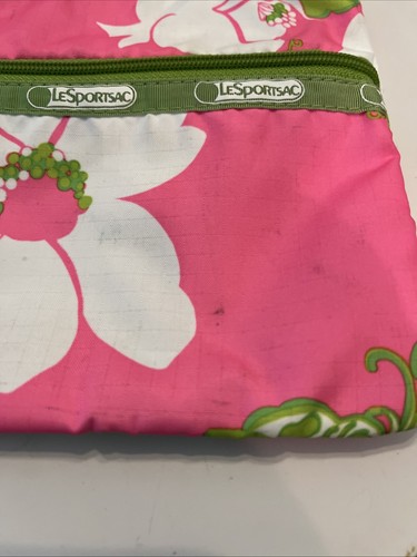Le Sportsac X Lilly Pulitzer Messenger Bag Purse NylonFloral - Picture 2 of 3