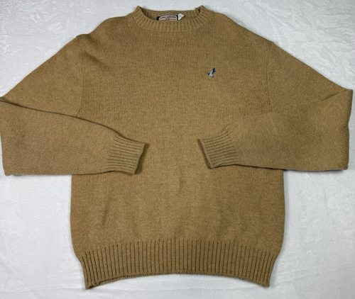 Flying Scotsman Sweater Mens Large Wool Grandpa Fisherman 90s Vintage Mallard - Picture 2 of 7