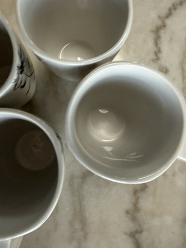 4er Set Corelle Koordinaten LIEBLINGSFLEUR 12 Unzen Porzellan Kaffeebecher Tasse Set - Bild 7 von 12