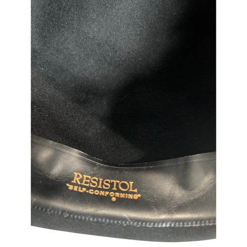 Daytons Vintage Resistol Self-Conforming Mark III Kitten Finish Black Fedora 60s - Picture 3 of 12