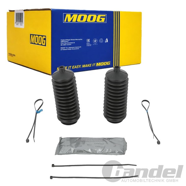 Moog Lenkmanschetten Satz Links+Rechts Passend FüR Renault Clio Twingo | K150114-image