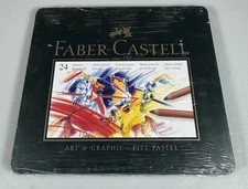 Faber-Castell PITT Pastel 24 Art & Graphic Pencil Set – New Sealed Germany