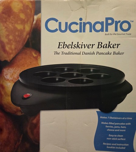 CucinaPro Ebelskiver Maker- Electric Non-stick Baker for Making Takoyaki - Picture 6 of 6