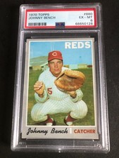 1970 Topps Johnny Bench #660 PSA 6
