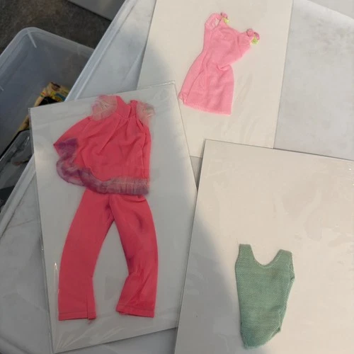 Vintage Barbie Style Clothes Lot