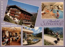 Alpenhotel Schneeweiss Bad Kleinkirchheim Austria vintage postcard a977