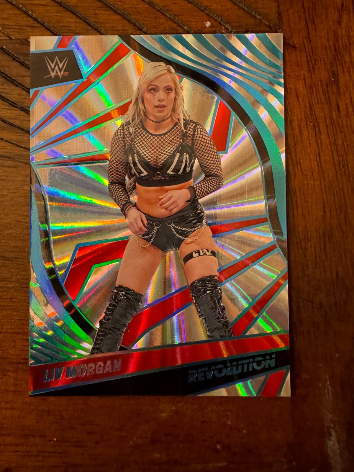 2022 Panini Revolution WWE Liv Morgan Sunburst #/99