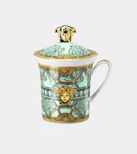 Versace Rosenthal 30 Years Medusa Gala Becher Mug w/Lid 19315-403635-28700