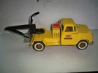 Vintage Tonka Yellow Back Hoe Truck pressed steel toy