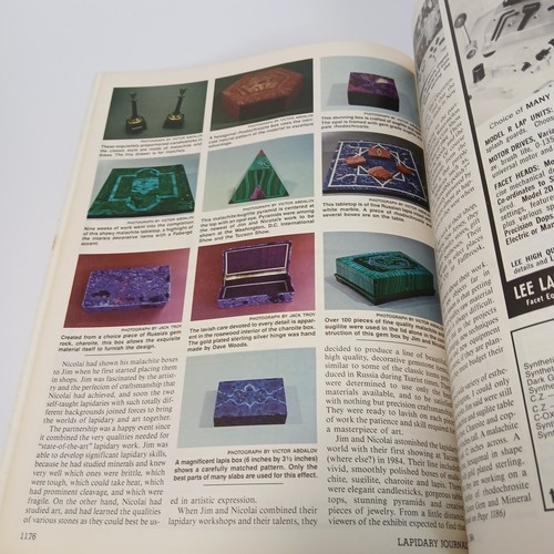 Lapidary Journal Gem Cutting Magazine Dec 1984 Gem Cutters Collectors Jewelers - Picture 5 of 7