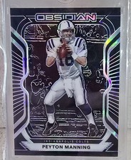 2020 Panini Obsidian - Peyton Manning #49 Electric Etch Silver
