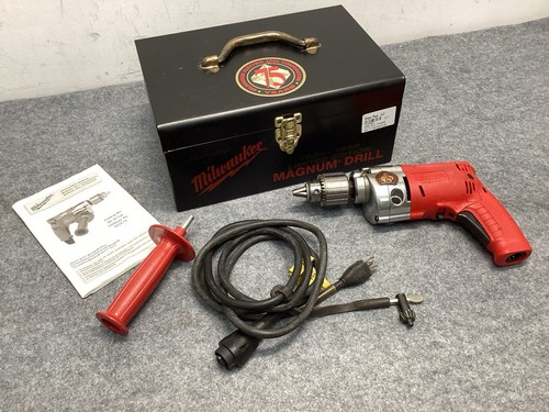 Milwaukee Magnum 1/2” Drill 0234-75 75th Anniversary Collectors Ed. With Case