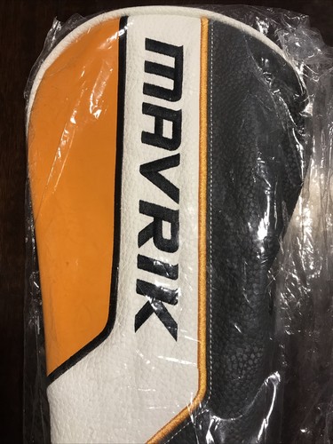 NUEVA cubierta de cabeza de conductor Callaway Golf MAVRIK - blanca/naranja/gris - Imagen 3 de 4