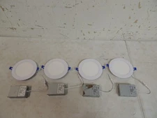 Zouzai Type IC Recessed 6'' slim LED panel Light 4PACK