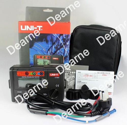 UNI-T UT582 Digital RCD ELCB Tester AUTO RAMP/ phase switch 10-500mA measure - Picture 5 of 6