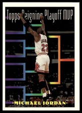 1993-94 Topps Reigning Playof MVP Michael Jordan #199