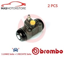 RADBREMSZYLINDER TROMMELBREMSE PAAR HINTEN BREMBO A 12 738 2PCS P NEU