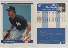 1984 Fleer Don Mattingly #131 Rookie RC