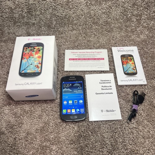 Samsung Galaxy Light SGH-T399 T-Mobile Only 8GB Black TESTED in Great Condition - Picture 6 of 6